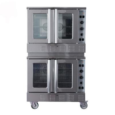 China Bakery Commercial Double Deck Gas Convection Baking Oven for sale