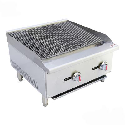 China Adjustable Height Commercial Catering Equipment Gas Radiant Charbroiler BBQ Grill For Hotel Restaurant for sale