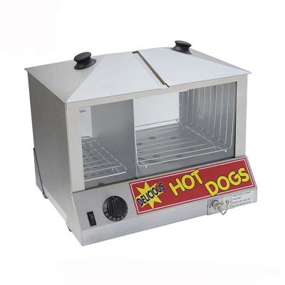 China Hotels Hot Dog Steamer with Bun Warmer for sale