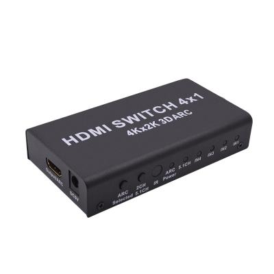 China 4K HDMI switcher 4 in 1 with audio output AYSA-41V14 for sale