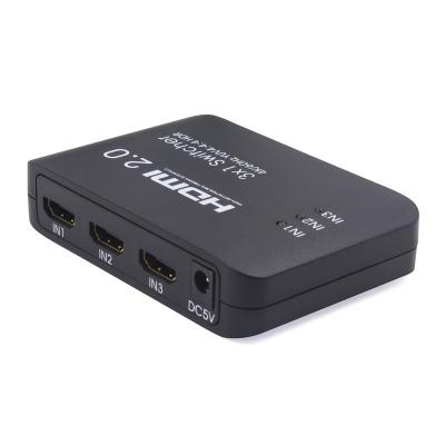 China hdmi switch 3x1 hdmi switch 4k hdr hdmi switch 3 in 1 YUV4: 4:4 102.5x 69.5x 23mm for sale