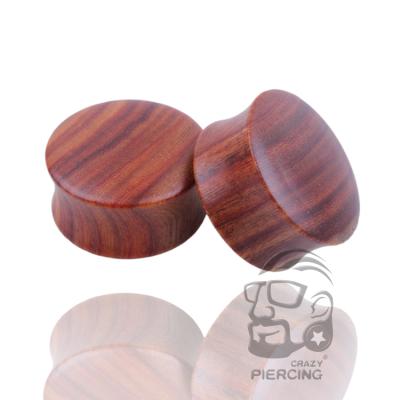 China 10Pairs/Set TRENDY Wooden Ear Plugs Expander And Tunnels Plugs Natural Wooden Gauges Ear Plugs Tunnels Body Jewelry Piercings for sale