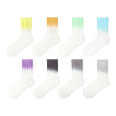 China CY New Design QUICK DRY Sports Socks Fashion Skateboard Personalized Tie Dye Socks for sale