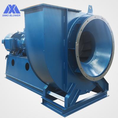 China Low noise saving ventilation power fan y5-47 ye2 high efficiency motor industrial centrifugal waste fan for sale