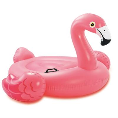 China Foldable Ride-on Flamingo Pool Float - Giant Premium Inflatable for sale