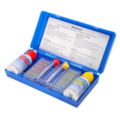 China Quick Read High Quality Basic pH and CL Test Kit for Pool Cleaning Fixture for sale