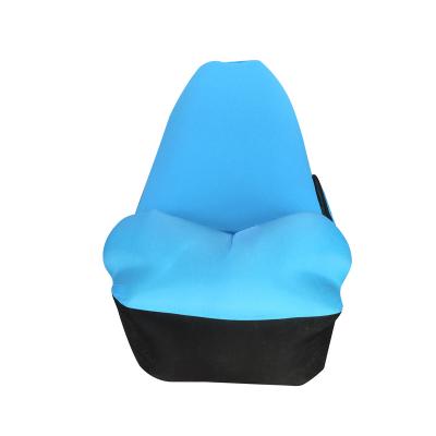 China Outdoor Inflatable Inflatable Sleeping Bag Couch Air Sofa Chair for Camping&Hiking and Swimming Pool for sale