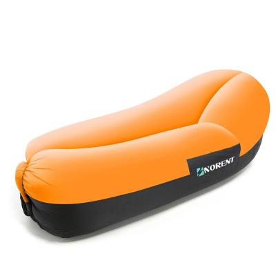 China NORENT Sofa Bed Lazy Waterproof Lounger Outdoor Inflatable Chair Sleeping Air Fast Inflatable Camping Sleeping Bag for sale