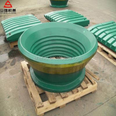 China Ore cone crusher mining parts concave and mantle cone hp300 gp200s gp300 for sale