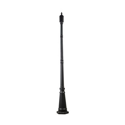 China Aluminum Garden Lighting Pole Street Light Lamp Post Garden Lighting Electric Pole 3m for sale