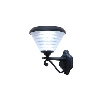 China Polycarbonate Shine Energy Saving Garden IP55 Waterproof Dimmable Outdoor Decor 4W Led Solar Wall Light for sale