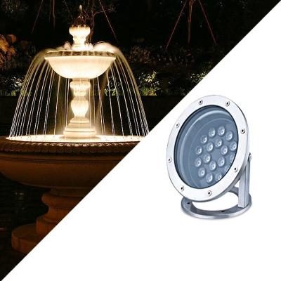 China High Power18W 24W36W RGB Fountain Color LED Bottom Water Fountain Light For Pool Pond Aquarium for sale