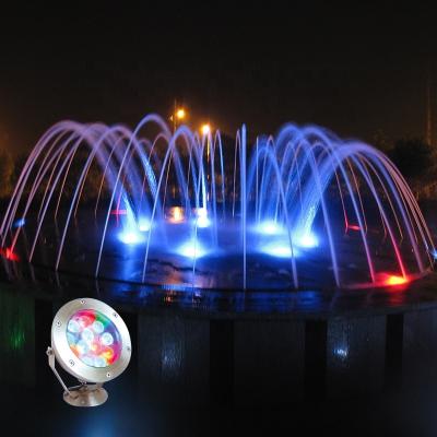 China Fountain 304 Stainless Steel IP68 Under Water Fountain Lights for sale