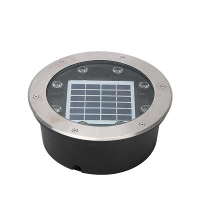 China Solar Led Ground Light LED Solar Power Flood Lights Underground Light Enclosed Deck Lighting For Road for sale