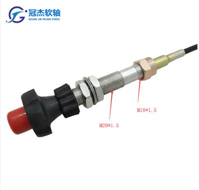 China Universal Factory Good Quality GJ1106A Pull Push Cable Lever Micro Adjust Control Heads Throttle Control for sale