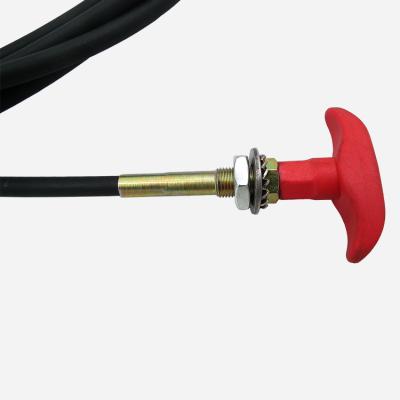 China zinc galvanized T-handle choke cable throttle control cable head china supplier for sale