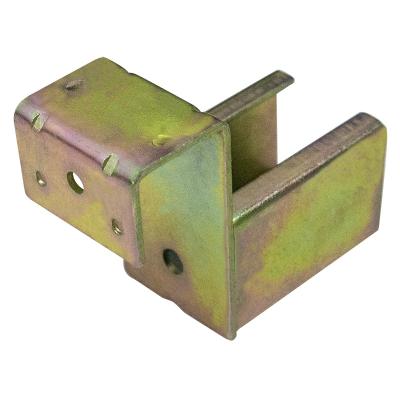 China Be Used At Gravity Position Limited Equipment Sliding Down HG-003 Roller Track Metal Sheet Slide Connector Joint Fixture Joint For Roller Track for sale