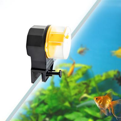 China Automatic Fish Feeder Automatic Timer Adjustable Automatic Aquarium Food Outlet Feeding Dispenser for sale