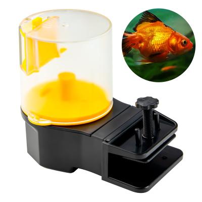 China Auto Feeder Pond Automatic Fish Feeder Light Fish Feeder Dropper for sale