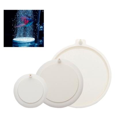 China Viable Aquarium Fish Pond Air Bubble Diffuser 5 Inch Around Nano Bubble Disc for sale