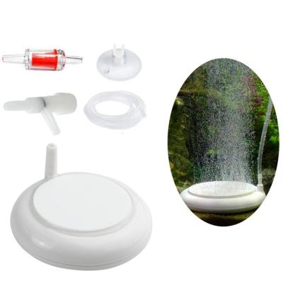 China Factory Direct Sales Viable Price Cheap 10cm Nano Aquarium White Air Bubbler Stone Discs For Fish Tank for sale