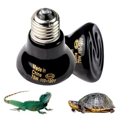 China 100W Viable Far Infrared Ceramic Reptile Chicken Heat Lamp Pet Heater Bulb For Poultry Heat Lamp for sale