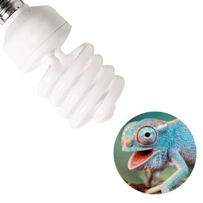 China Viable uvb 5 uvb reptile light spiral heat lamp bulb uva and mercury vapor for sale