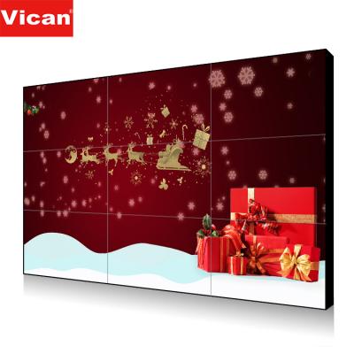 China Exhibition Hall 55inch 4x Fixed Advertising LCD Multi Video Wall Screen Display On TV Monitor Video Wall System for sale