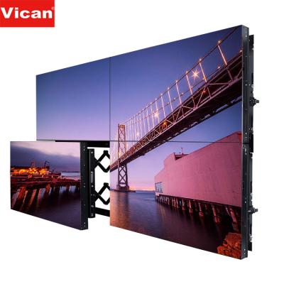 China NEC 55inh Seamless Digital Signage High Quality Wall Mount Panel 0.88mm Seam 55inch Tall Surveillance Control Center Advertising Display LCD Video Wall for sale