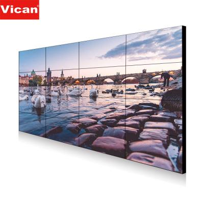 China Conference Room Bracket Advertising Screen LCD Show Indoor Video Wall 3x3 Advertising Screen LCD TV Indoor Billboard for sale