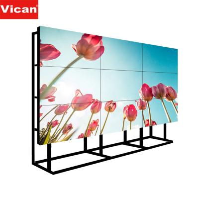 China LG Bezel 4k Square 55inch Video Wall Indoor Slim Thin LCD Basketball Arcade Display Screens For Advertising for sale