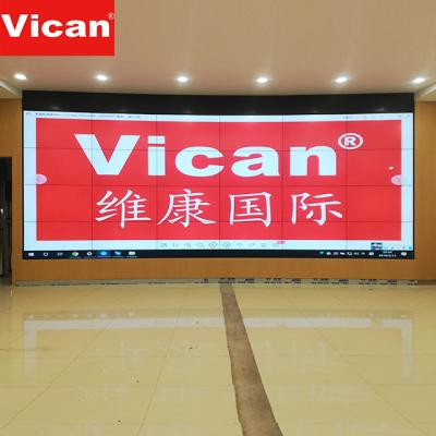 China Indoor 3d Video Wall Advertising Full Hd 4g Thin Wall 65 Large 55 Inch Splicing Advertising Video for sale