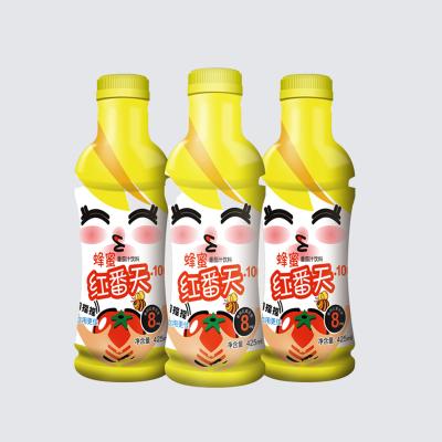 China 210 ml 360 ml 460 ml gezond tomatensap in flessen Gele verpakking Te koop