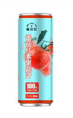 China Voedingsstoffenrijke tomatensap 330 ml aluminium blikjes met 12,4 g koolhydraten Energizing en natrium licht 220 KJ Per 100 ml Te koop