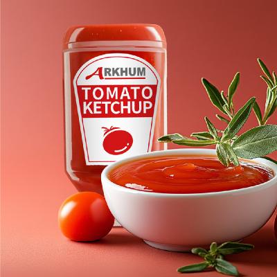 China Delicious Tomato Ketchup Sauce 3.3g Fat Per 100g for sale