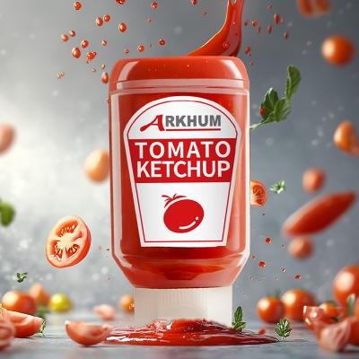 China Seasoned Flavored Tomato Sauce Reduced Sodium Ketchup 4.6g Protein Per 100g for sale