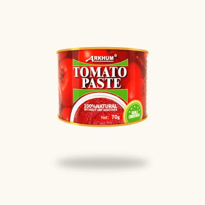 China Delicious 200 Gram Tin Tomato Paste Made With Fresh Tomatoes for sale