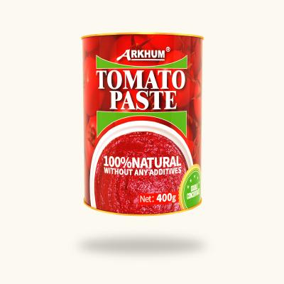 China 14 Ounce 400 Gram Tin Tomato Paste For Kitchen Addition for sale