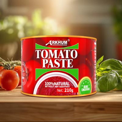 China 70 Gram Original Flavor Tin Tomato Paste For Tomato Based Dishes for sale