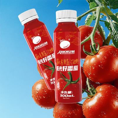 China 100ml Low Sodium Tomato Juice Fruit Flavored Tomato Drink for sale