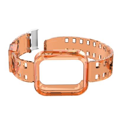 China TPU material suitable for xiaomi 20mm replacement transparent watch band for sale