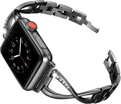 China Stainless Steel Stainless Steel Band For Apple Watch Band 38mm 42mm For Iwatch Series 5 X-Link Sports Metal 4 Watch Band for sale