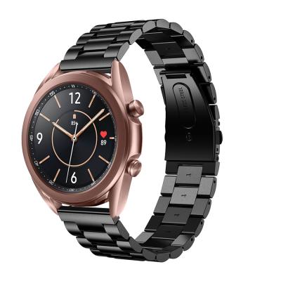 China Water Resistant For Samsung Galaxy Watch 3 45mm 41mm Stainless Steel Strap Watch Band For Samsung Galaxy Watch 3 for sale