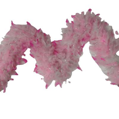 China Turkey Feather Maker Price Party Fluffy Turkey Stage Sparkle Feather Boa For Celebration Supplies for sale