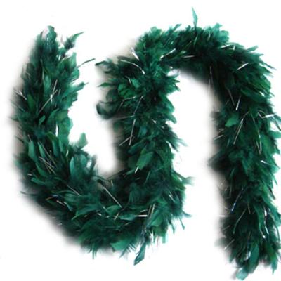 China Factory Direct Sale 2022 Turkey Feather Used In Party Glow Decorative Feather Boa For Celebration Supplies for sale