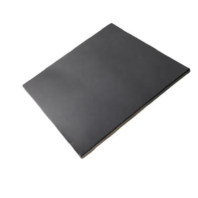 China Sustainable BBQ Square Black Glazed Cordierite Pizza Grilling Baking Cooking Alfrescamore Stone Pizza Grilling Stone for sale