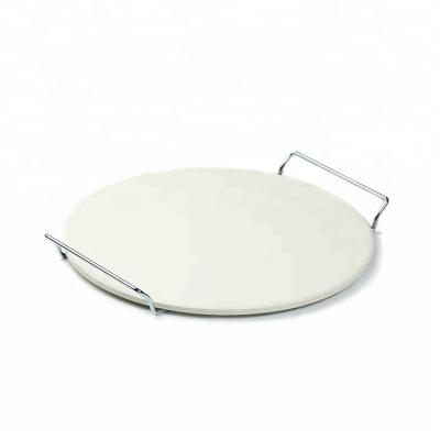 China Best selling disposable pizza stone set in a food processor for toasting dough directly over coals or by the oven at home for sale