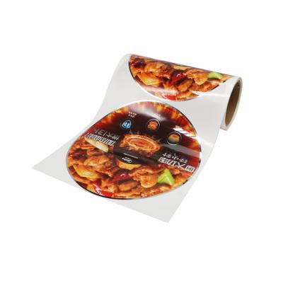 China Custom Waterproof Waterproof Sticker Label Self Adhesive Packaging Labels Die Cut Label For Food for sale