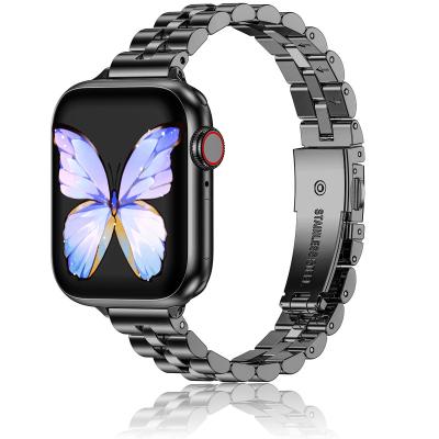 China 3 beads Bands apple watch stainless steel band for apple watch ultra apple watch band ultra for sale