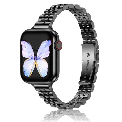 China 5 Beads Bands apple watch stainless steel band for apple watch ultra apple watch band ultra for sale